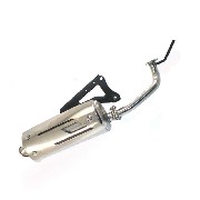 Auspuff f�r Motorroller chinesischen Motor 50 ccm 2-Takt