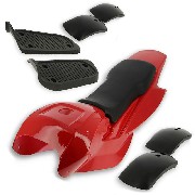 Verkleidung fr pocket quad Rot Typ 3