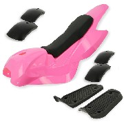 Verkleidung fr Pocket ATV Rosa - Typ 3