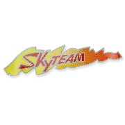 SkyTeam-Aufkleber fr Skymax (gelb-orange-rot)
