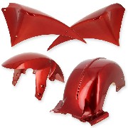 Verkleidung fr Citycoco Shopper Metallisches Rot