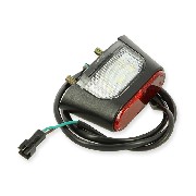 Kennzeichenlicht fr Motorroller E-MINI Skyteam