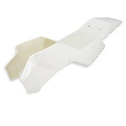 Zentrale Verkleidung fr pocket Supermotard - Wei