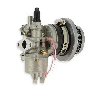 * Vergaser-Set 12 fur pocket Bike Nitro (Alu)