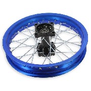 Felge hinten 14', blau, f�r dirt bike AGB30 (Typ 4)