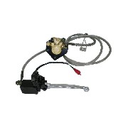 Bremse hinten komplett fr Skooter BT49QT-12 (typ 1)