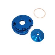 Zylinderkopf Racing, blau (Typ B)
