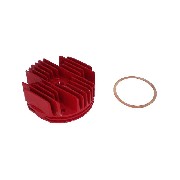 Zylinderkopf Racing, rot (Typ A)