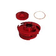 Zylinderkopf Racing, rot (Typ C)