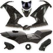 Verkleidung Kohlenfaser schwarz Sonderausgabe pocket bike MT4 (schwarz)