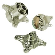 Radnabe Tuning vorn-hinten 10mm f�r Dax 50 ccm bis 125 ccm (Nickel )