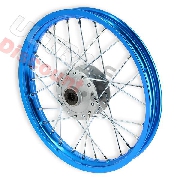 Felge vorn 14'', blau, für dirt bike AGB27 (Typ 1)