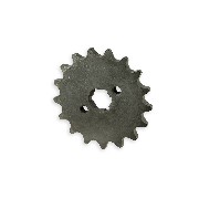 Ritzel, verstrkt, 17 Z fr dirt bike (420 : :17mm)