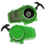 * Seilzugstarter mini moto Supermotard + Aluritzel für - Grün
