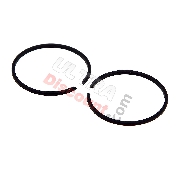 Kolbenringe  � 44 mm f�r Kit mit einzel Zylinderkopf ( Typ A oder B )