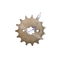 pignon-dirt-bike-mod-4 ritzel, verstarkt, 14 zahne fur dirt bike (428 : :17mm)