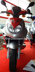 scooter-rouge1 scooter aus china 125 ccm, rot