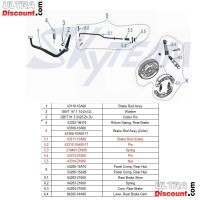 skymini-43110-15a00 bremsbacken hinten fur monkey gorilla 50 ccm bis 125 ccm
