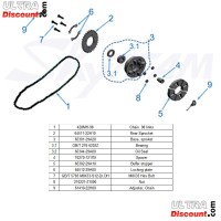 trex-65301-29a20 silentblock kranz fur 125ccm trex skyteam (euro4 und euro 5)
