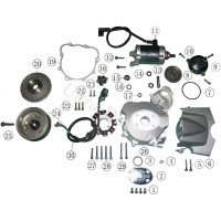 vue-carter-gauche-moteur250_bis anlasserritzel verdoppelt fur dirt bike 200ccm - 250ccm (17 z)