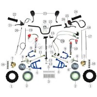 vue-eclatee-direction-200 achsschenkel links fur quad shineray 200stiie-stiie-b